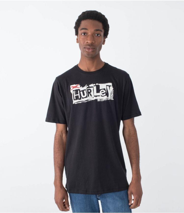T-shirt Uomo Hurley 25th S2 - Nero