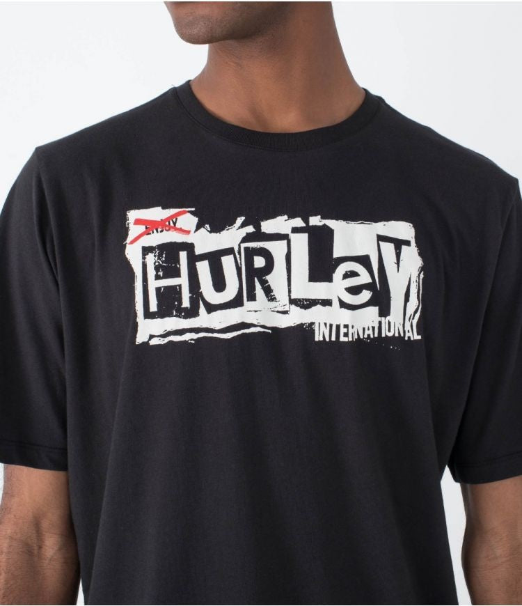 T-shirt Uomo Hurley 25th S2 - Nero