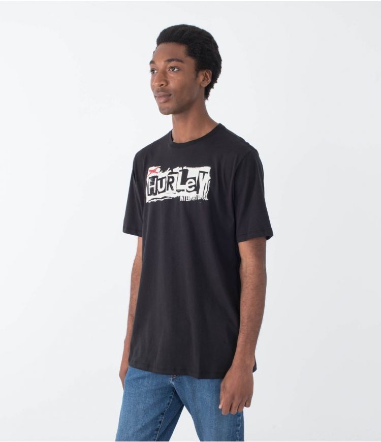 T-shirt Uomo Hurley 25th S2 - Nero