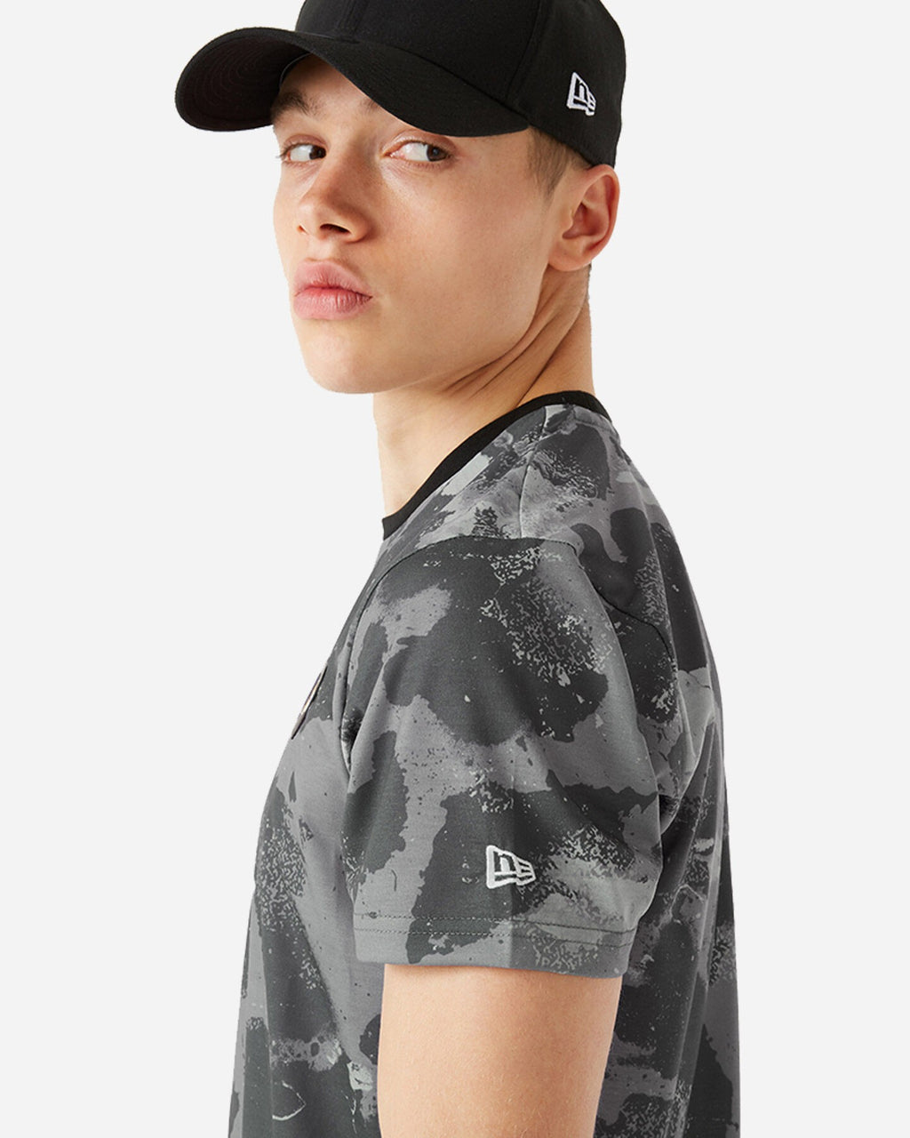 T-SHIRT UOMO NEW ERA LA LAKERS OUTDOOR UTILITY-12827172