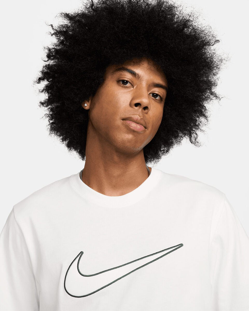 T-shirt uomo Nike Big Swoosh - Bianco