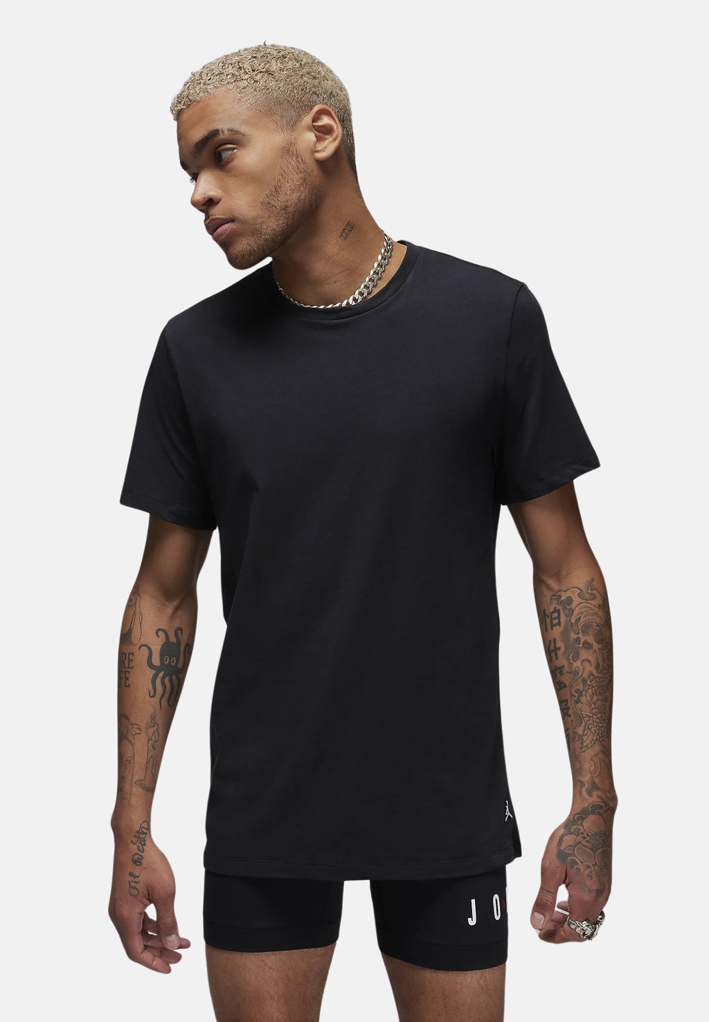 T-shirt uomo Jordan Flight Base Tee 2pk - Nero