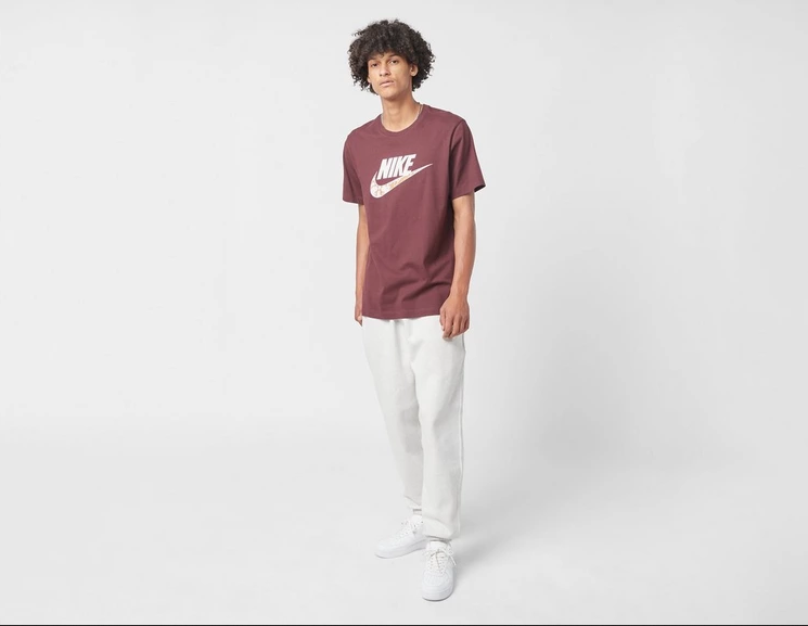T-shirt Uomo Nike NSW Tee12MO Futura - Bordeaux