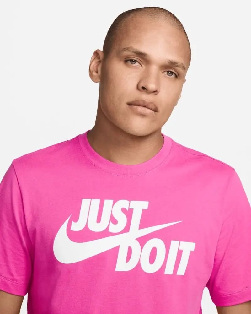 T-shirt uomo Nike SportSwear Just Do it - Rosa