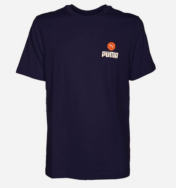 T-shirt Uomo Puma Court  - Blu
