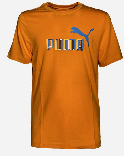 T-shirt Uomo Puma Essential Logo - Arancio