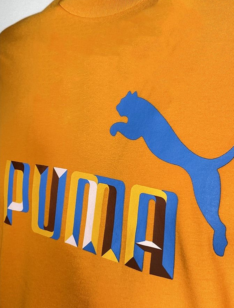 T-shirt Uomo Puma Essential Logo - Arancio