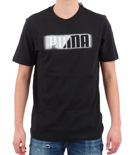 T-shirt Uomo Puma Graphics Wording Tee - Nero