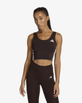Top Donna Adidas Train Essentials 3-Stripes - Marrone