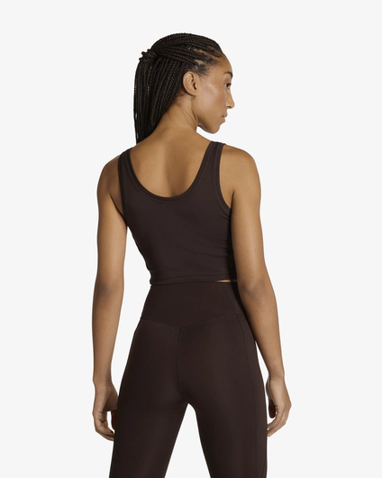 Top Donna Adidas Train Essentials 3-Stripes - Marrone