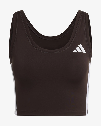 Top Donna Adidas Train Essentials 3-Stripes - Marrone