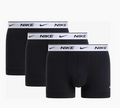 Tre Boxer Nike Essential Cotton Stretch - Nero