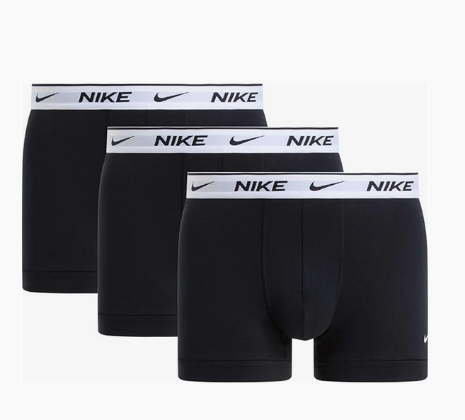 Tre Boxer Nike Essential Cotton Stretch - Nero