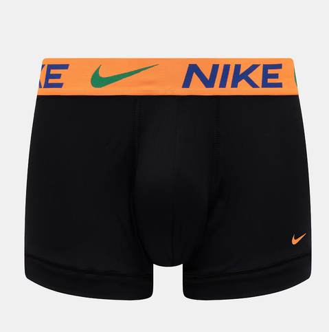 Tre Boxer Nike Essential Micro Dri-Fit - Nero/Verde/Arancio/Blu