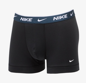 Tre Boxer Uomo Nike Everyday Cotton Stretch - nero