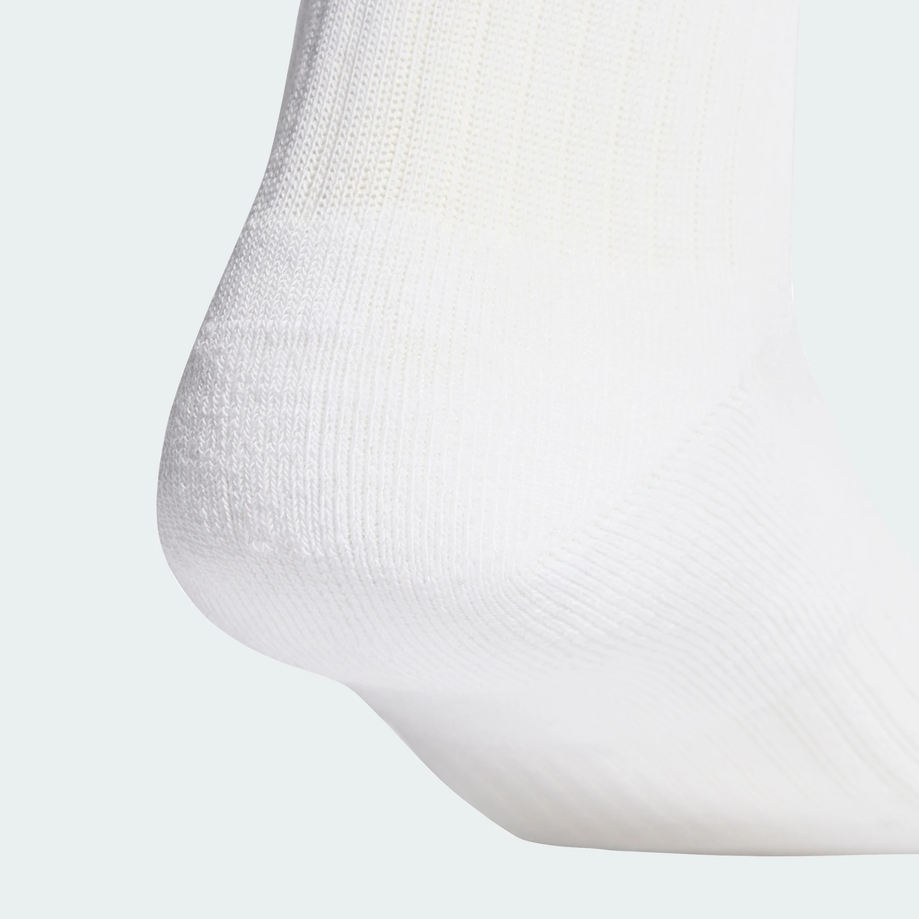 Tre Paia di Calze Adidas 3-Stripes Cushioned Sportswear Crew - Bianco/Beige