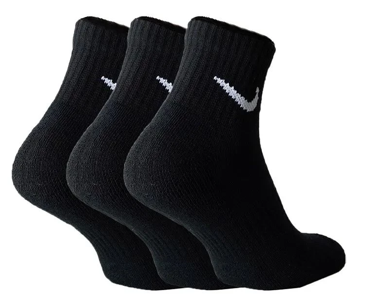 Tre Paia di Calze Nike Everyday Cushion - Nero