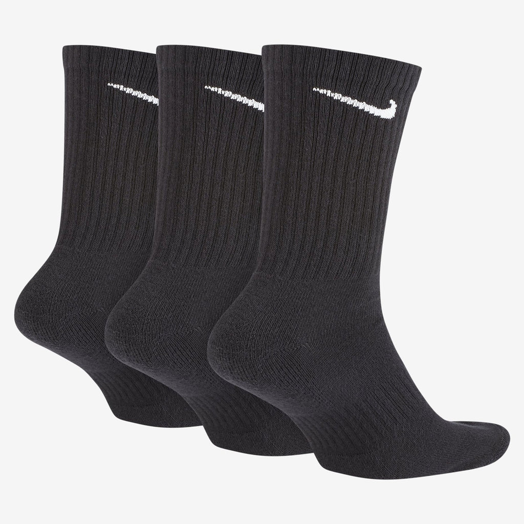 Tre Paia di Calze Nike Everyday Cushioned Crew - Nero