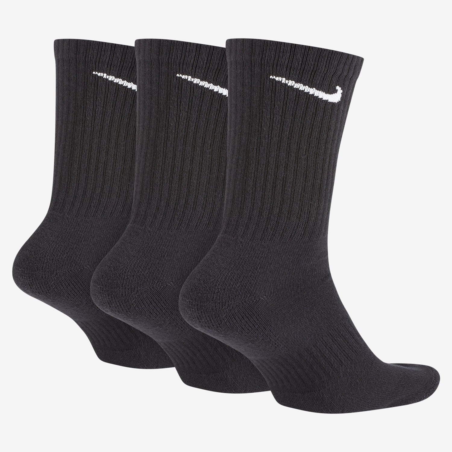 Tre Paia di Calze Nike Everyday Cushioned Crew - Nero
