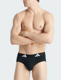 Tre Slip Uomo Adidas Active Flex Cotton - Nero