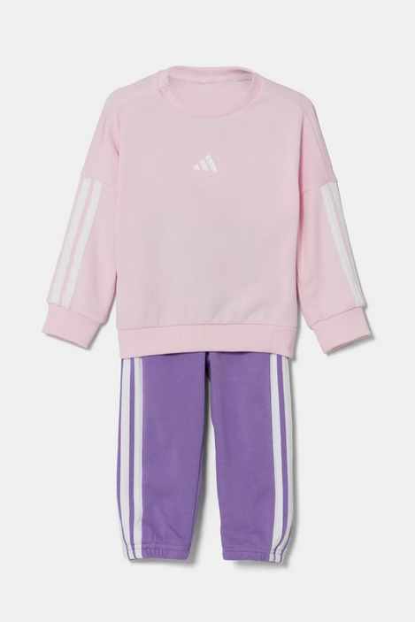 Tuta Bambina Adidas 3-Stripes - Rosa/Viola