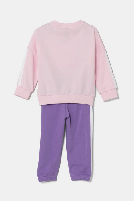 Tuta Bambina Adidas 3-Stripes - Rosa/Viola