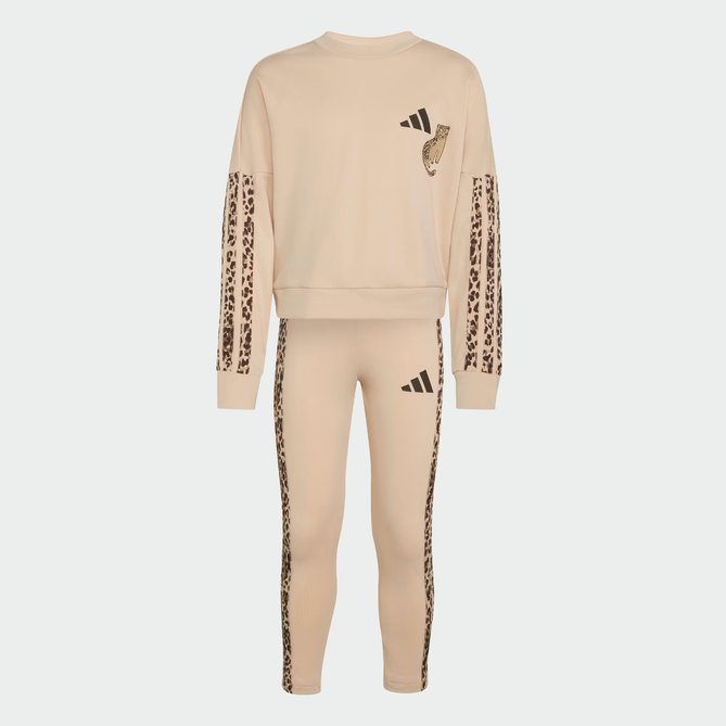 Tuta Bambina Adidas ANIMALIER- Beige