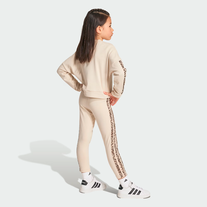 Tuta Bambina Adidas ANIMALIER- Beige