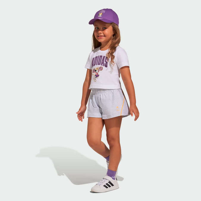 Tuta Bambina Adidas DISNEY MINNIE MOUSE  - Bianco/Grigio