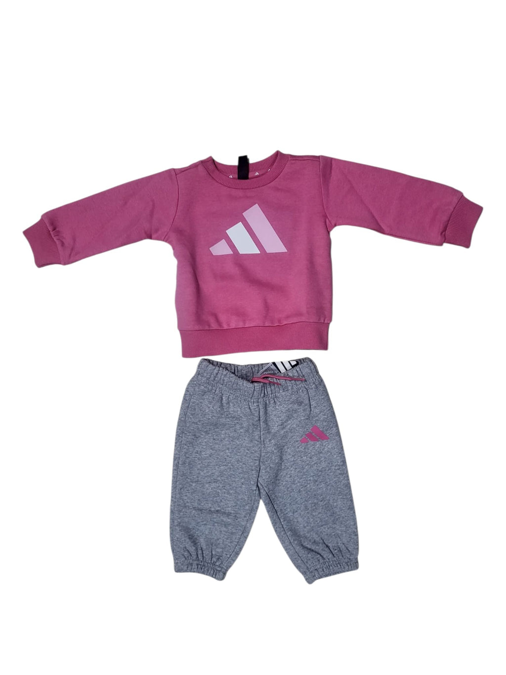 Tuta Bambina Adidas Essentials - Rosa/Grigio