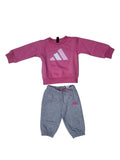 Tuta Bambina Adidas Essentials - Rosa/Grigio