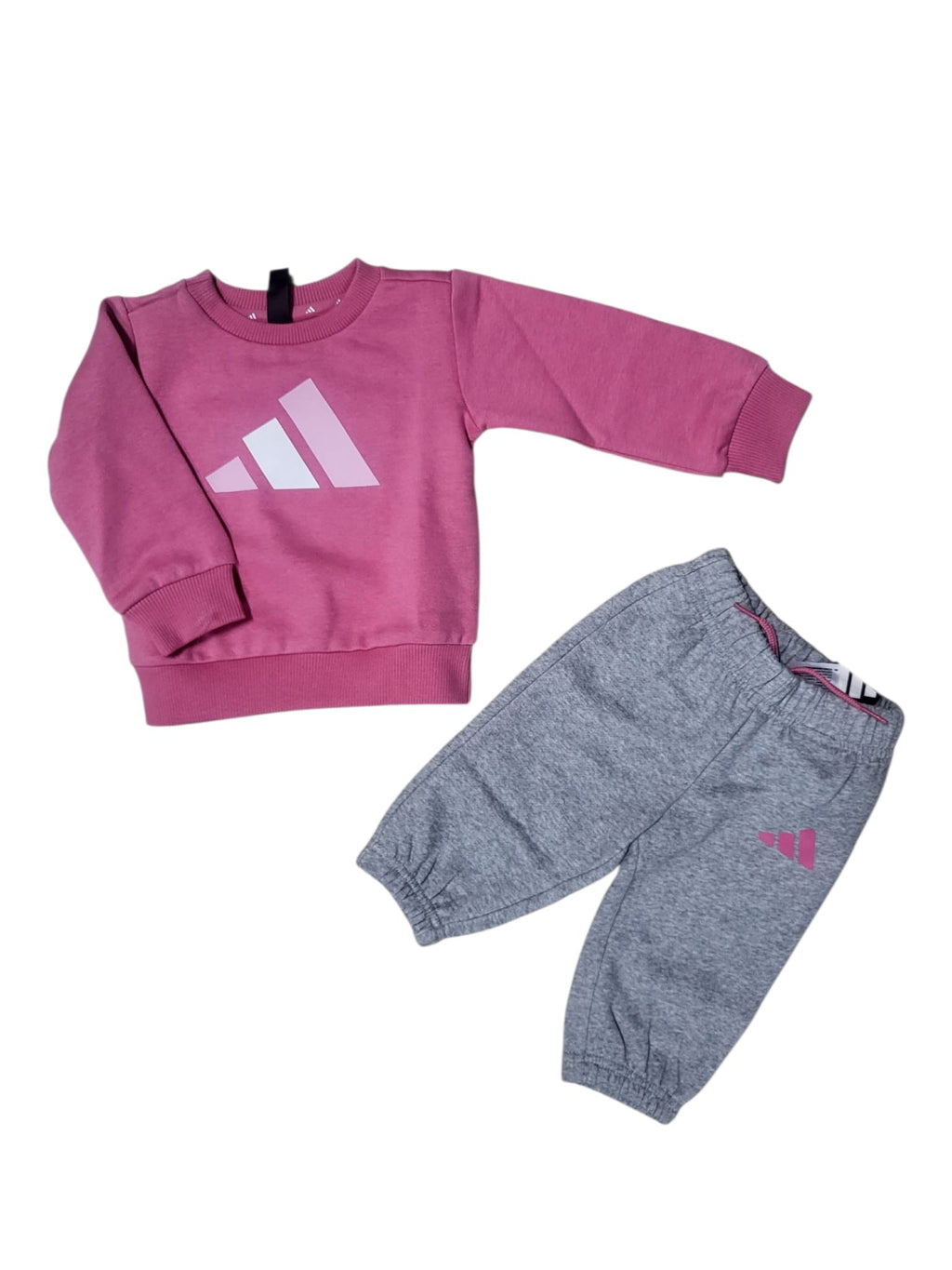 Tuta Bambina Adidas Essentials - Rosa/Grigio