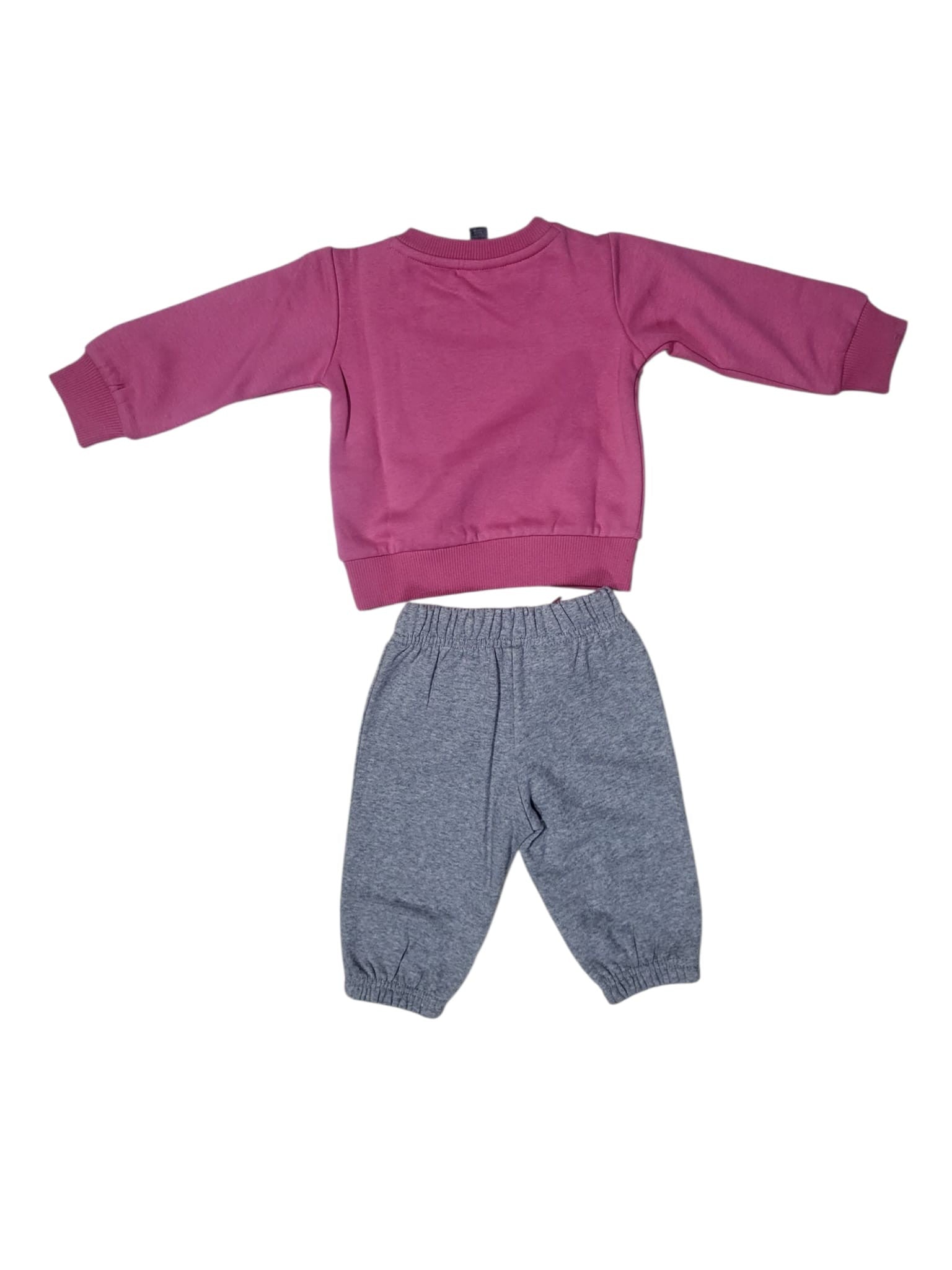 Tuta Bambina Adidas Essentials - Rosa/Grigio