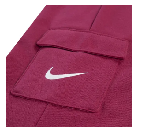 Tuta bambina Nike Cargo French Terry - Fucsia