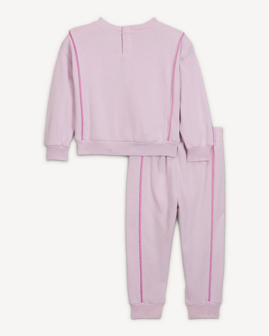 Tuta bambina Nike doll French Terry - Rosa