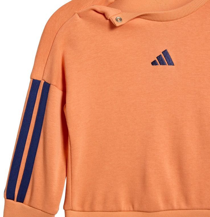 Tuta Bambino Adidas 3-Stripes - Arancio/Blu