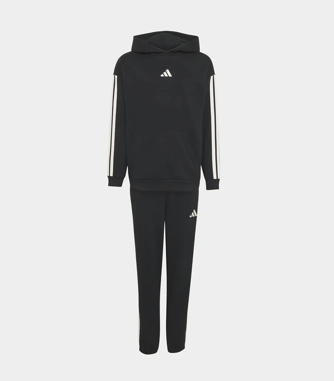 Tuta Bambino Adidas 3-Stripes essentials - nero