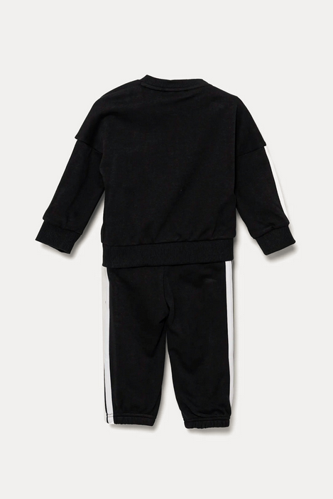 Tuta Bambino Adidas 3-Stripes - Nero/Bianco