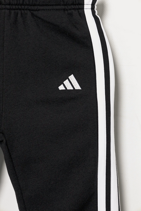 Tuta Bambino Adidas 3-Stripes - Nero/Bianco