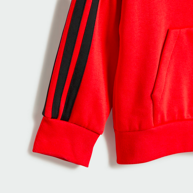 Tuta Bambino Adidas Essentials - Rosso/Nero