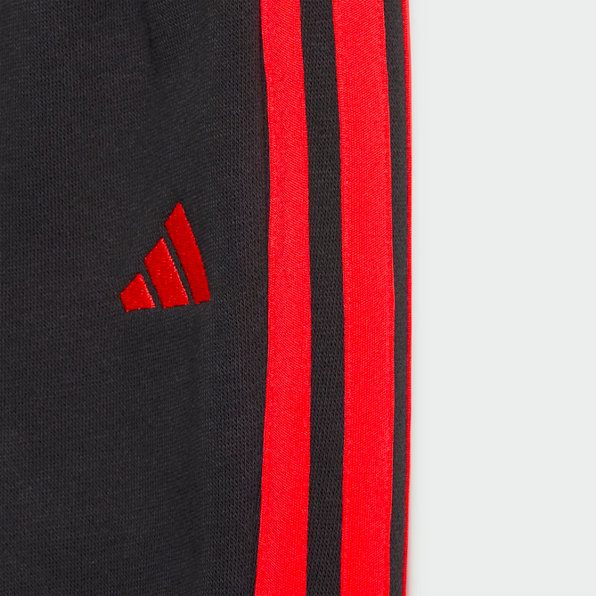 Tuta Bambino Adidas Essentials - Rosso/Nero