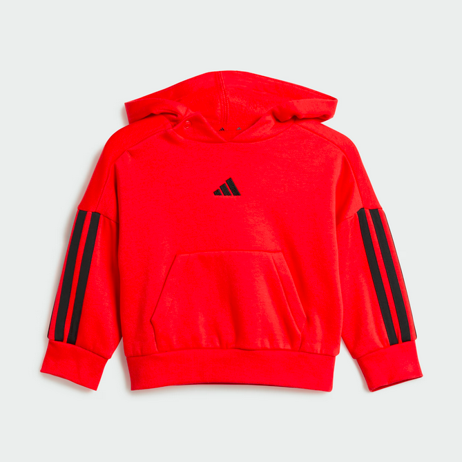 Tuta Bambino Adidas Essentials - Rosso/Nero