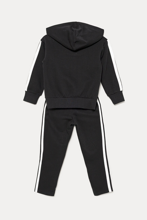 Tuta Unisex Adidas Essentials Tiberio 3-Stripes - Nero/Grigio