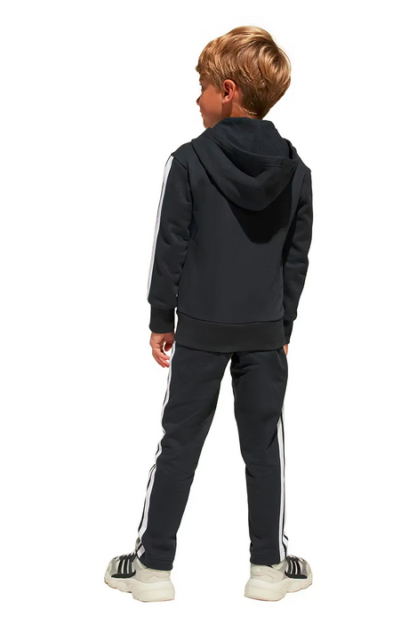 Tuta Unisex Adidas Essentials Tiberio 3-Stripes - Nero/Grigio
