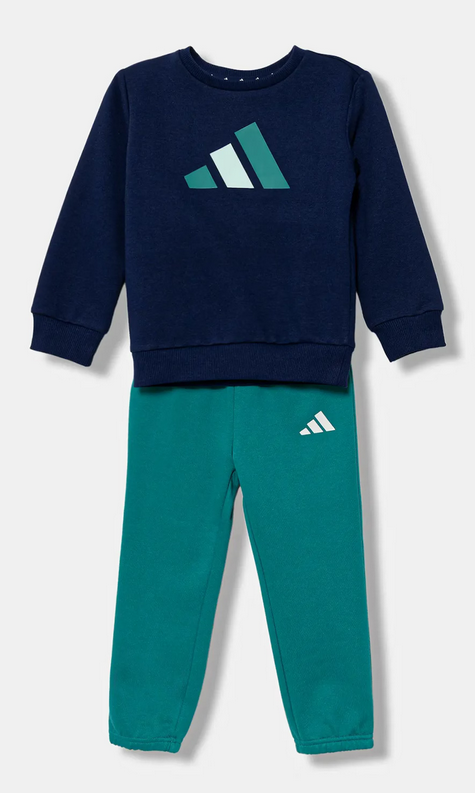 Tuta Bambino Adidas Essentials - Verde/Blu