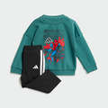 Tuta Bambino Adidas Marvel Spider-Man - Verde/Nero