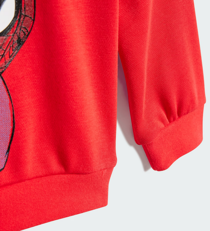 Tuta bambino Adidas x Marvel Spider-Man  - Nero/Rosso