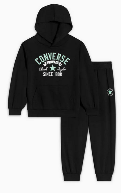 Tuta Bambino Converse Retro Remix - Nero