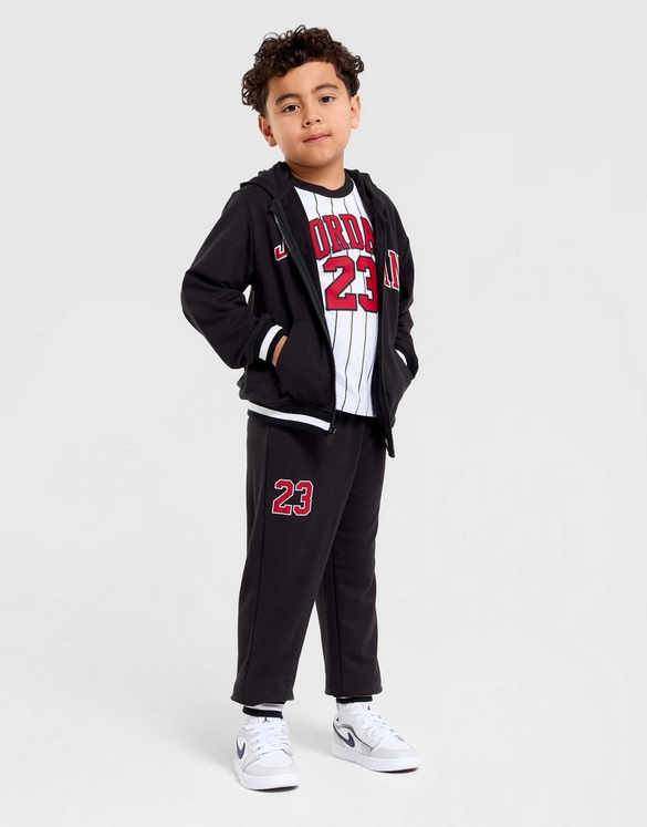 Tuta bambino Jordan Set - Nero