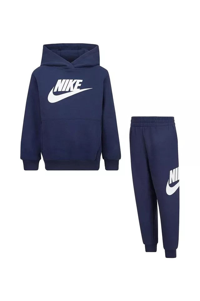Tuta Bambino Nike Club French Terry - Blu/Bianco